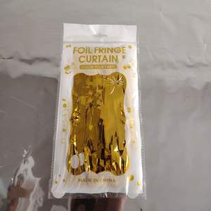 DAMAI colorido telón de fondo cortinas con flecos de aluminio 1*2M cortina de puerta de seda de lluvia decoración de fiesta de cumpleaños para diseño de escena de boda - Product Image 4