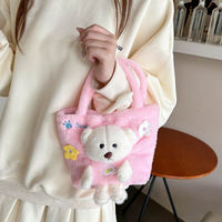 Sac à main à fermeture éclair pour femmes, automne-hiver, avec chaîne douce en polyester