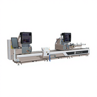 Máquina de Corte CNC para Perfiles de Aluminio WEIKE, Sierra Ingletadora Automática de Doble Cabezal