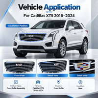 Grille de calandre avant MIAOCHE pour XT5 2016-2024 en plastique 84724566, nouvelle, ajustement universel, garantie de 3 mois