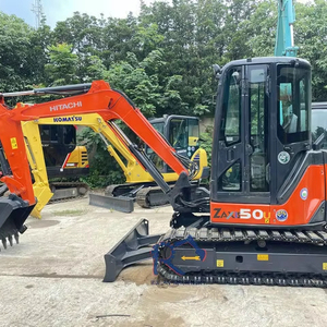 Miniexcavadora Usada Hitachi ZX50, Modelo 2024, Precio Reducido, Motor, Rodamientos, Bomba, Caja de Cambios, Origen Japón - Product Image 1