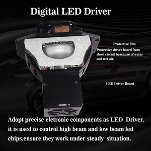 SANVI Film A11 MAX 3-inch Bi Led <b>Projector</b> Lens Headlight Laser Headlights Auto <b>Lighting</b> - Product Image 2