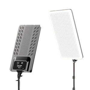 Lampes de photo LED Éclairage plein écran Panneau de photographie Support lumineux Télécommande pour diffusion en direct Caméra Studio Lampe plate - Product Image 1