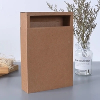Boîte d'expédition en carton ondulé brun recyclable de marque YLL, modèle C001, avec laminage mat