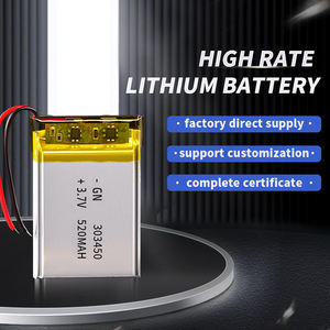 Оптовая продажа 303450 аккумуляторная батарея <span class=keywords><strong>3</strong></span>,7 v li-polymer lipo батарея 520mah 303450 литий-полимерный аккумулятор - Product Image 6