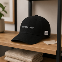 Casquette de baseball incurvée tendance à 6/5 panneaux avec logo personnalisé, en tissu polyester/coton doux sublimé