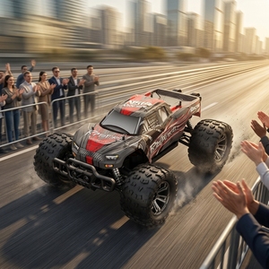 Voiture RC sans balais 100 km/h Hoshi N518 Raptor II, échelle 1/8, 4 roues motrices, monster truck RC haute vitesse, étanche, tout-terrain, jouet pour enfants - Product Image 1
