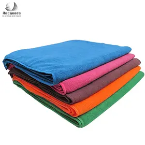 Hot Sale Colorful Soft Multifunction Microfiber Wrap Knitted Auto Datailing Towel / Kitchen House Cleaning Towel