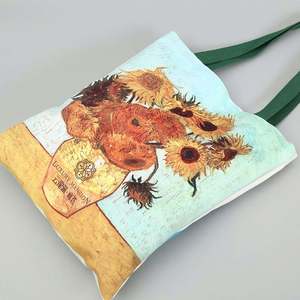 Bolsa de Compras de Lona de Algodón Natural Personalizada y Ecológica de LOONDE, Impresa a Todo Color - Product Image 2