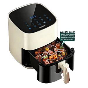 Freidora de Aire Cuadrada de 3.1-4.0L con Pantalla Táctil, Eléctrica, Multifunción, Revestimiento Cerámico Antiadherente, Cocción Rápida, Modelo Doméstico de Sobremesa - Product Image 1