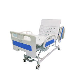เตียงผู้ป่วยไฟฟ้า LK Hospital Bed แบบปรับได้สามฟังก์ชั่น พร้อมมือหมุนแบบธรรมดา สำหรับห้องไอซียู (Intensive Care Unit) - Product Image 1