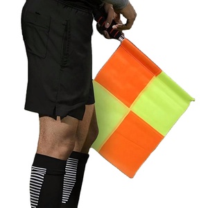 Drapeau d'arbitre de football à carreaux de haute qualité pour entraînement et matchs en extérieur, vente en gros, approvisionnement direct - Product Image 6