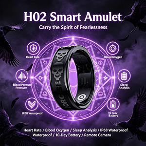 แหวนสมาร์ท H02 สำหรับตรวจสอบสุขภาพ กันน้ำระดับ IP68 พร้อมวัดอัตราการเต้นของหัวใจ วัดค่า SpO2 ในเลือด เหมาะสำหรับออกกำลังกาย ดีไซน์โรแมนติก & ของขวัญ - Product Image 1
