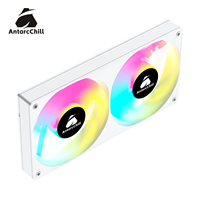 Kipas Casing AntarcChill 240mm Performa Tinggi Aliran Udara Besar Kebisingan Rendah PWM Kecepatan Tinggi Unit Ganda Siap OEM