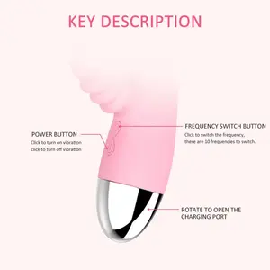 Vibrateur puissant pour lapin, stimulateur du point <span class=keywords><strong>G</strong></span>, clitoris, langue léchant, gode vibrant, masseur vaginal, jouet sexuel pour femmes - Product Image 5