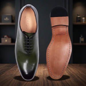 รองเท้าหนังแบบผูกเชือกทรงเหลี่ยมสำหรับงานแต่งงาน น้ำหนักเบา กันลื่น - Product Image 3