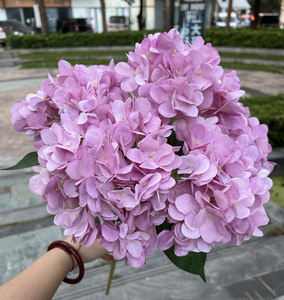 Bouquet d'hortensias artificiels de <span class=keywords><strong>style</strong></span> français à 5 têtes et 480 fleurs pour mariage et décoration intérieure - Product Image 3