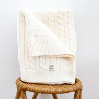 Literie pour bébés de haute qualité 100% coton, couverture pour bébé, tricotée, chaude, épaisse, ignifuge, 200TC, style classique, taille personnalisée