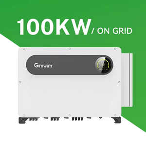Inversor Solar Growatt Conectado a la Red, 100 kW, 110 kW, 120 kW, 125 kW, Trifásico, Onda Sinusoidal Pura, IP66, Gran Venta - Product Image 1