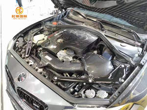 อุปกรณ์ตกแต่งรถยนต์ คาร์บอนไฟเบอร์ สำหรับภายในห้องเครื่องยนต์ สำหรับ BMW ซีรีส์ <span class=keywords><strong>2</strong></span> รุ่น F23 M230 F22 ฝาครอบเครื่องยนต์ - Product Image 3