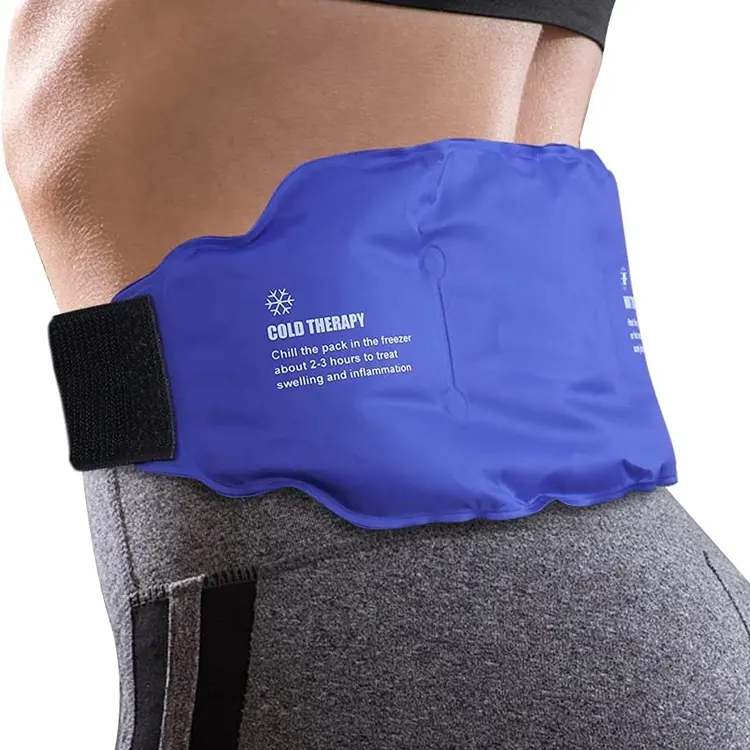 Rehabilitation therapie liefert wieder verwendbare Eis beutel für den unteren Rücken Wrap Hot Cold Therapy Taillen gel Eis beutel zur Schmerz linderung