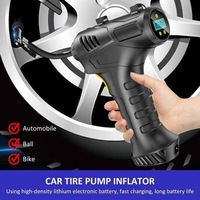HF3667 Portable Car Air Compressor Digital Screen Inflator for Tire Compressor 12v Tyre Inflator Air Pump