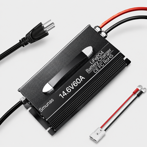 Chargeur rapide intelligent AC-<span class=keywords><strong>DC</strong></span> haute efficacité 14,6 V 60 A, certifié CE pour les batteries <span class=keywords><strong>Renogy</strong></span> LiTime Battle Born Victron SOK Eco-Worthy - Product Image 1
