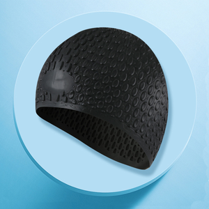 Bonnets <span class=keywords><strong>de</strong></span> <span class=keywords><strong>bain</strong></span> <span class=keywords><strong>en</strong></span> silicone imperméables personnalisés pour protéger les oreilles, parfaits pour les cheveux bouclés, courts, moyens et longs. - Product Image 4