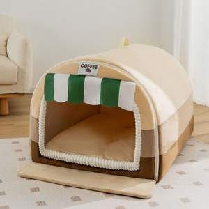 Casita para perros grande y moderna con aislamiento y cama lavable desmontable para un alojamiento cálido al aire libre para mascotas durante todo el año - Product Image 6