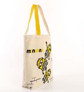 Sac en toile imprimé dessin animé publicité shopping cadeau sac fourre-tout en coton poche avec logo imprimé personnalisé et fermeture éclair - Product Image 4