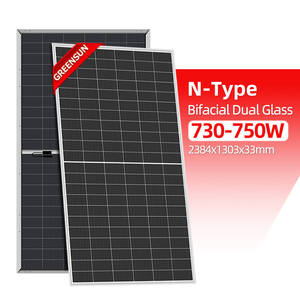 Módulo <span class=keywords><strong>Solar</strong></span> Bifacial Greensun de 730-750W de Clase Utilitaria con Estructura de Doble Vidrio - Product Image 6