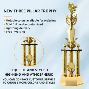 82cm Trophée énorme le plus populaire pour les compétitions sportives majeures et les jeux Champion Team Awards Souvenir Custom Plastic Trophy Cup - Product Image 2