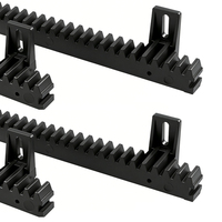 Ouvre-porte automatique moderne pour portail coulissant, crémaillère en nylon, alimentation par batterie/solaire, fixation par vis, durable, garantie 1 an