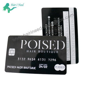 Biglietti da Visita Personalizzati in PVC, Stampa di Carte Fedeltà, Carte Regalo in Plastica, Carte <span class=keywords><strong>VIP</strong></span> Magnetiche con Stampa a Caldo CR80 - Product Image 2