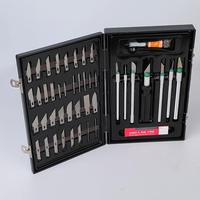 Set di coltelli professionali con lame sostituibili, organizer compatto, per progetti artistici, fai da te, scultura, intaglio, artigianato generale e hobby.