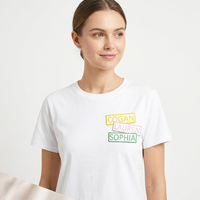 Écussons brodés personnalisés avec nom, étiquettes nominatives sur mesure, lettrage sur tissu sergé, badges brodés pour vêtements