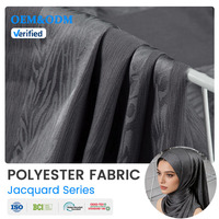 Tissu d'écharpe pour femme SPM en polyester satiné jacquard effet zèbre écologique, infroissable et à mémoire de forme, pour usage quotidien