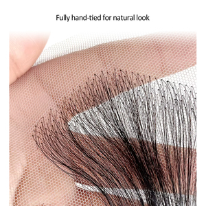 Bandes de <span class=keywords><strong>cheveux</strong></span> <span class=keywords><strong>naturels</strong></span> réutilisables faites à la main avec dentelle invisible et <span class=keywords><strong>cheveux</strong></span> de bébé pour femmes, vente en gros - Product Image 2