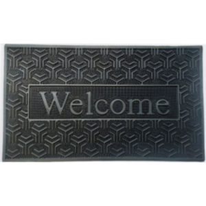 Tapis en caoutchouc Welcome Arrow, design rectangulaire, fabriqué à la machine, antidérapant, lavable, durable, écologique, pour l'extérieur, la maison, le bureau - Product Image 3