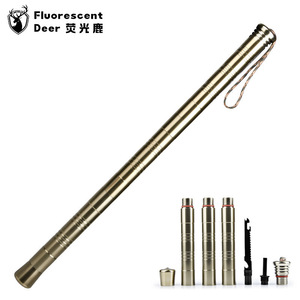 Bâton de défense en métal fluorescent pour la chasse, 24 pouces, avec verrouillage par torsion, pour le camping en plein air - Product Image 2