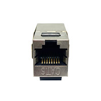 Câble réseau Ethernet Prise RJ45 extérieure 8P8C Lan en ligne Montage sur panneau CAT6 jack trapézoïdal Coupleur RJ45