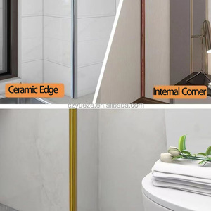 Protectores de borde de esquina flexibles de PVC para bebé, Protector decorativo, tira adhesiva de Metal similar para mesa de pared - Product Image 4