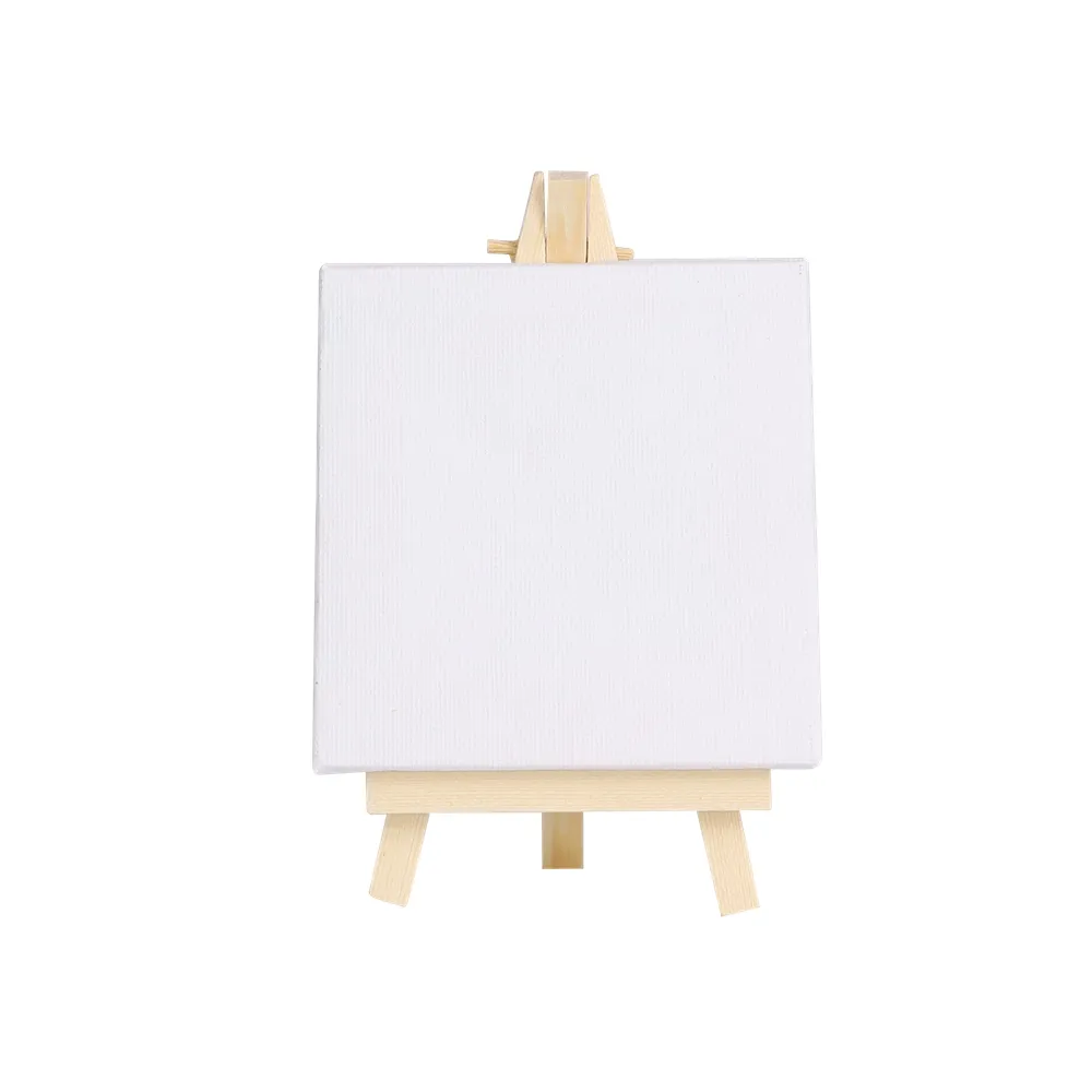 Easel and Sketch Canvas Painting Board Set for kids painting Pre Printed Painting Canvas and Easel