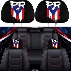 Custom Logo Bus Diy Photo Print Headrest Sublimation Blank Car <b>Head</b> Rest <b>Cover</b> - Product Image 2