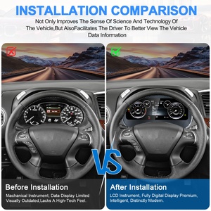 หน้าจอมาตรวัดรถยนต์ Navihua สำหรับ Nissan Teana ปี 2013-2018 มาตรวัดความเร็วแบบดิจิตอล แผงหน้าปัดเรือนไมล์ - Product Image 3
