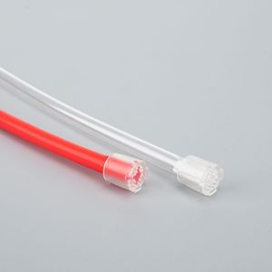 Tubo de succión de líquidos Mingou, PVC, plástico transparente, rojo y transparente, manguera de filtro industrial para lavado de autos, 100g - Product Image 2