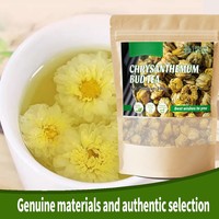 Té de Crisantemo en Hojas Sueltas, Té en Bolsitas para el Bienestar Diario, Té Floral Herbal Natural con Capullos Frescos Recogidos a Mano