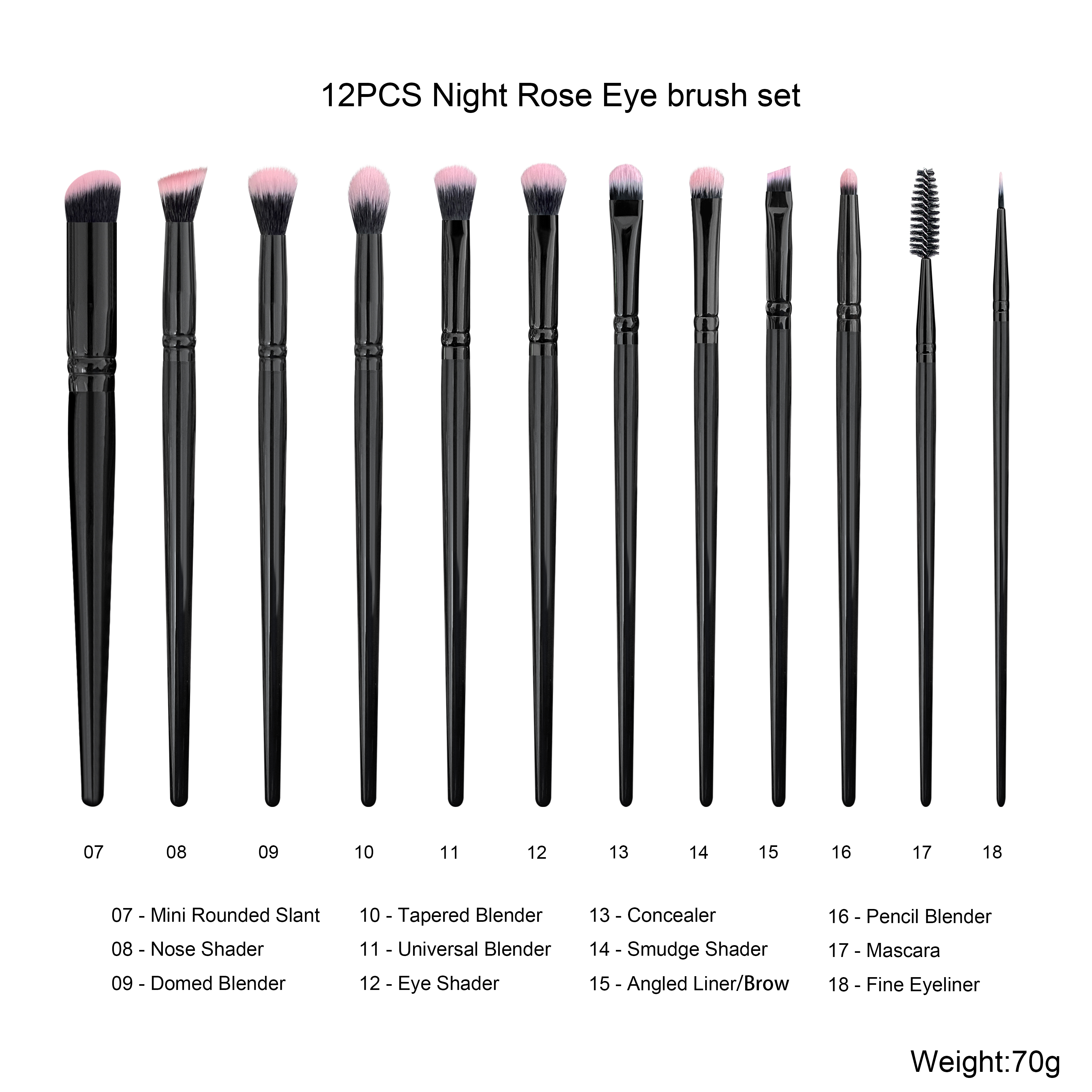 12pcs ombre à paupières