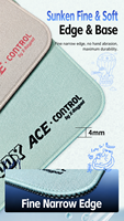 Tapis de souris de jeu VALORANT CS2 X-Raypad ACE 4mm Fleece Rough Weave Control Surface SCR Base antidérapante résistante à la transpiration Bord souple