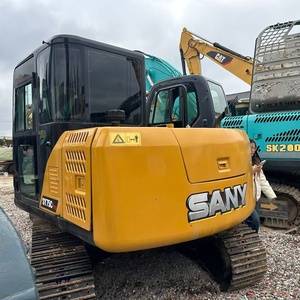 Excavadora de cadenas SANY SY75C usada de 7.5 toneladas con motor Isuzu original para construcción y excavación media |   Euro 5 |   EPA - Product Image 4